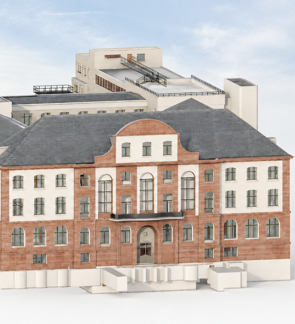 3D BIM Modell :: Außenfassaden Senckenberg Museum Frankfurt am Main