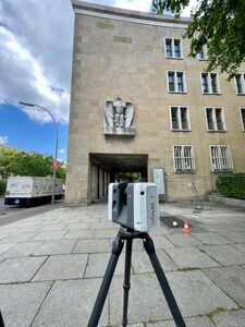 3D Laserscanning :: Fassaden des Flughafens Tempelhof