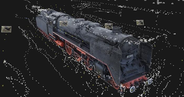 3D Modellierung Lokomotive