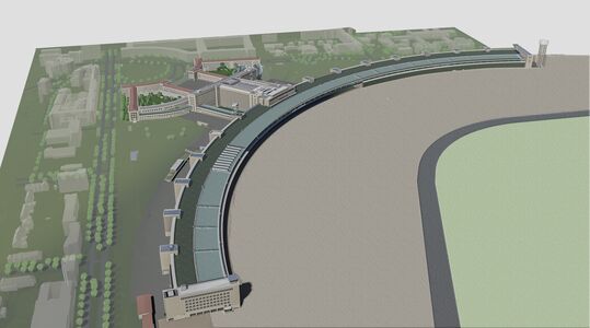 3D Laserscanning :: Fassaden des Flughafens Tempelhof