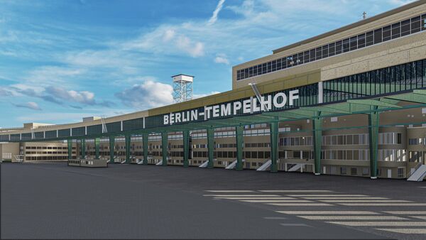 3D Laserscanning :: Fassaden des Flughafens Tempelhof