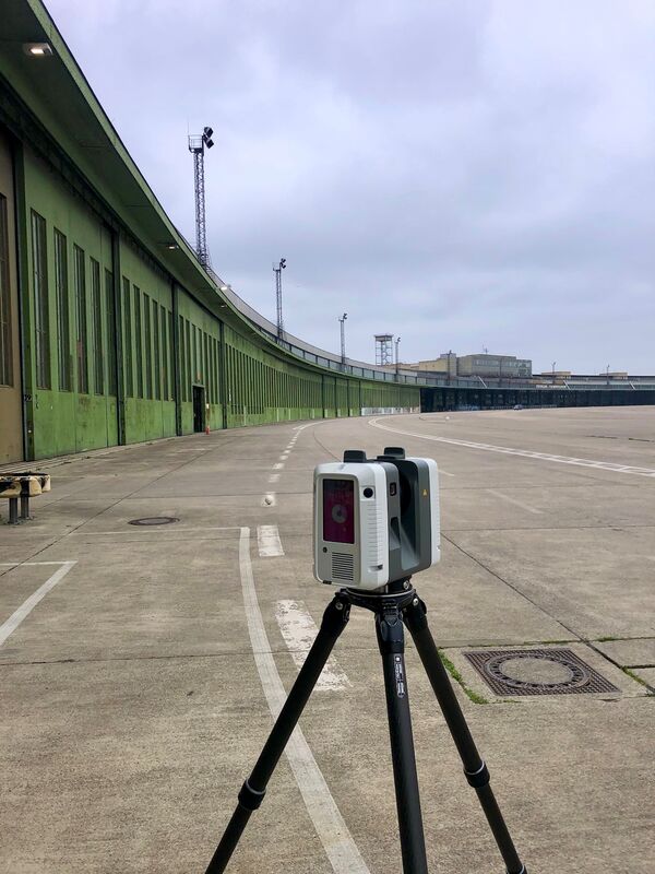 3D Laserscanning :: Fassaden des Flughafen Tempelhof