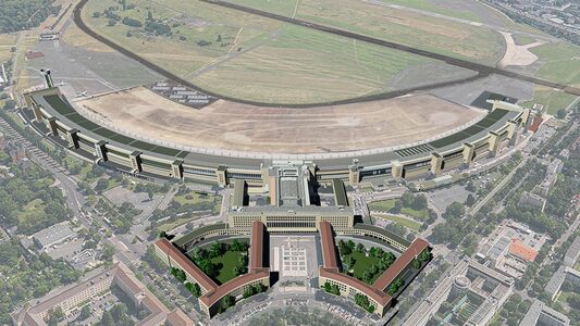 3D Laserscanning :: Fassaden des Flughafens Tempelhof