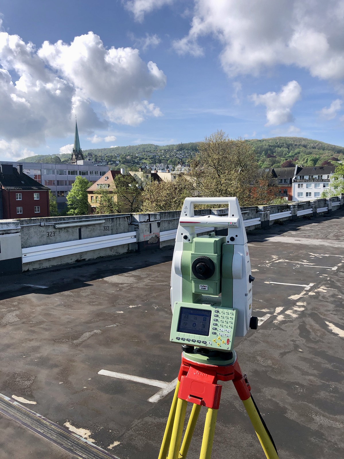 Parkhaus :: 3D Laserscanning und Tachymetriemessung