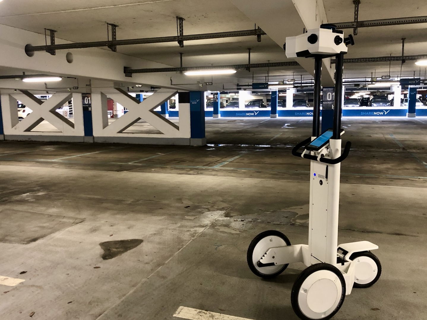 Laserscanning :: Parkhausebene im Flughafen München