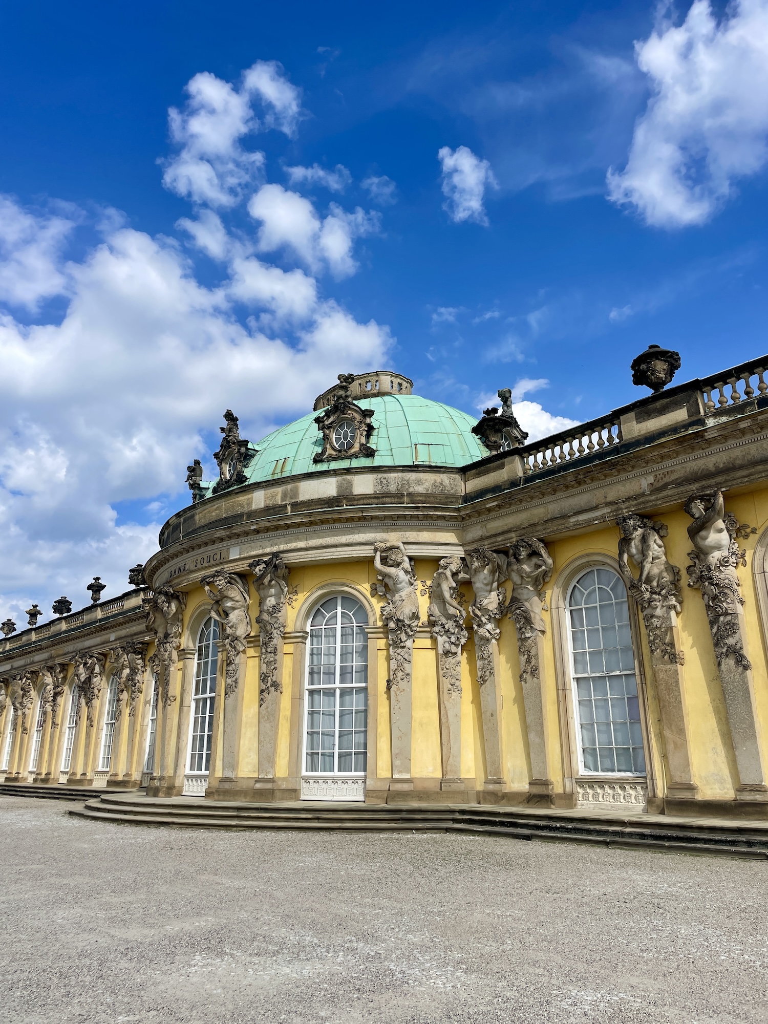 Laserscanning :: Bildpläne und Grundrisse für Teile des Schloss Sansoucci in Potsdam