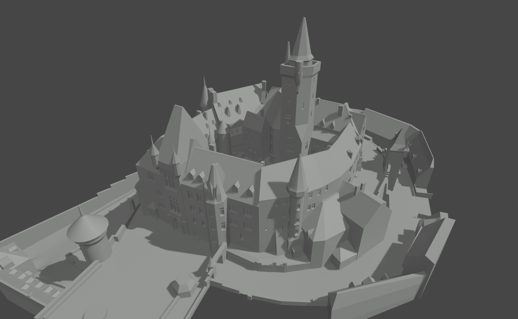 3D Modellierung Schloss Wernigerode