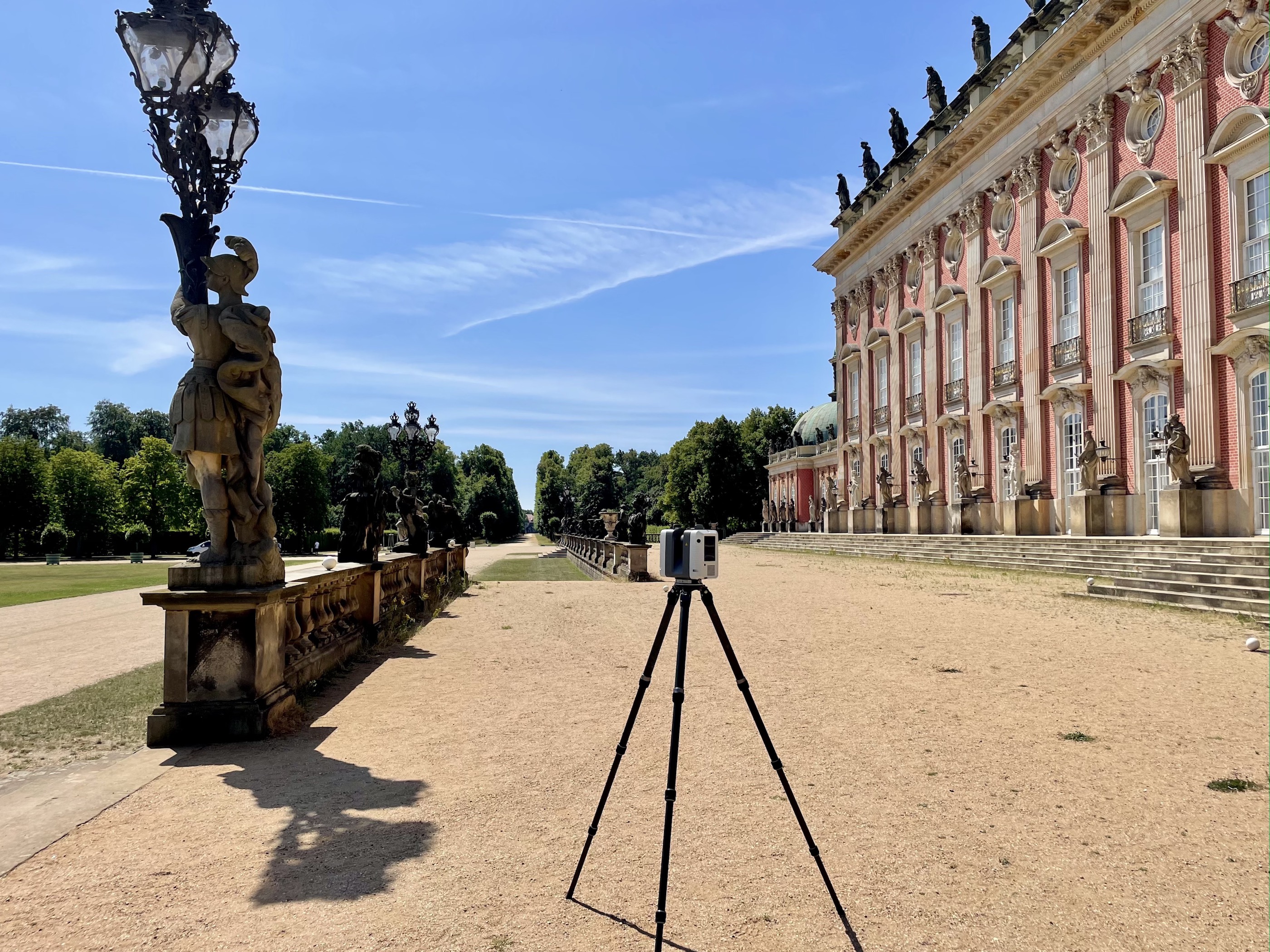 3D Laserscanning und Photogrammetrie am Neuen Palais in Potsdam